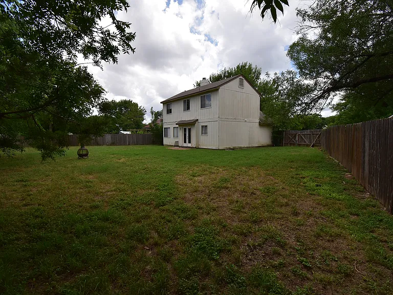 This home has an oversized fenced backyard nearly one quarter acre in size for recreation and entertainment