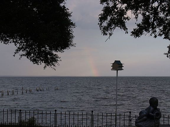 View over Mobile Bay.