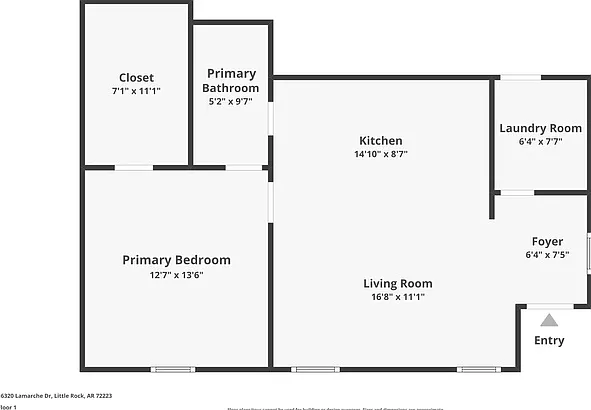 1 bed, 1.0 bath, 750 sqft, $1,400 — Photo 2
