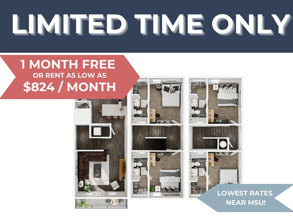 Floor plan 4BR/4BA - Townhome Timberline