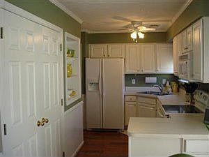 kitchen and efficient laundry nook