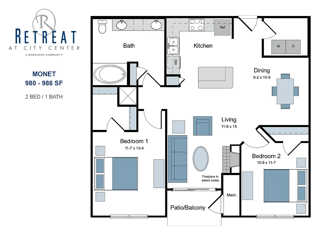Floor plan Monet