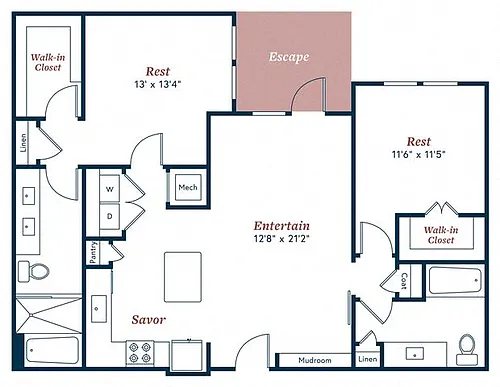 Floor plan B4