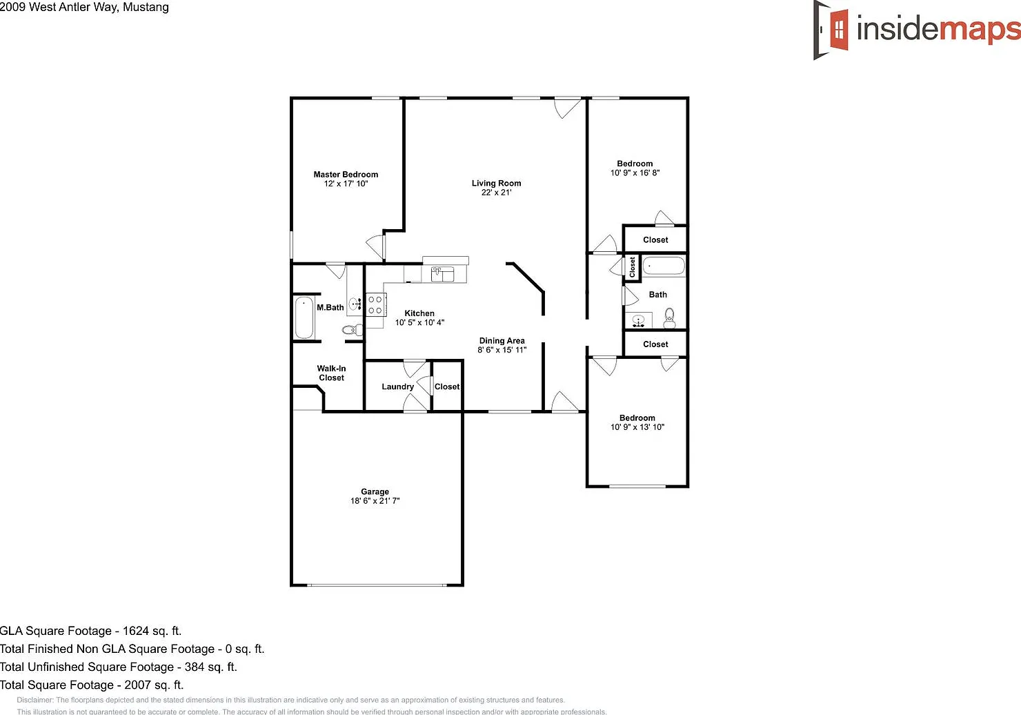 3 Bedroom 2 Bath Home in Mustang Schools — Photo 3