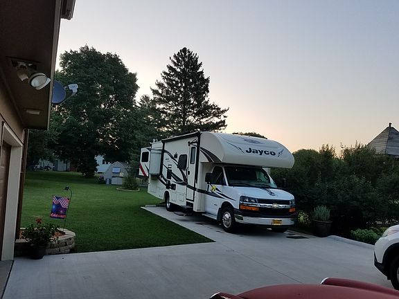 Extra parking off new drive