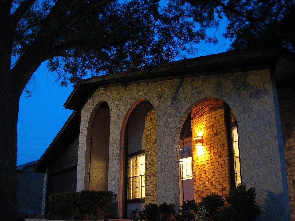 Front of Home at Dusk