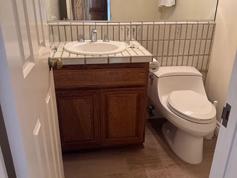 Downstairs half bath