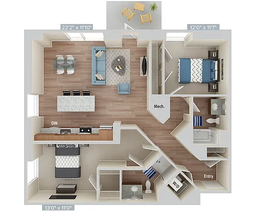 Floor plan 102