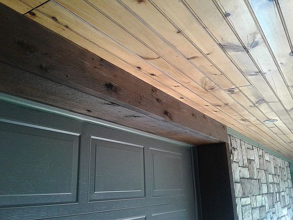 Pine soffit
