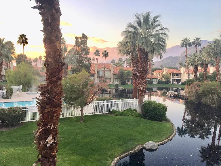 view from master bedroom balcony