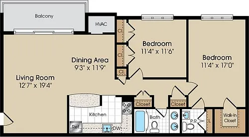 Floor plan Model 2A