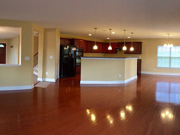 Open Kitchen + dining/living area