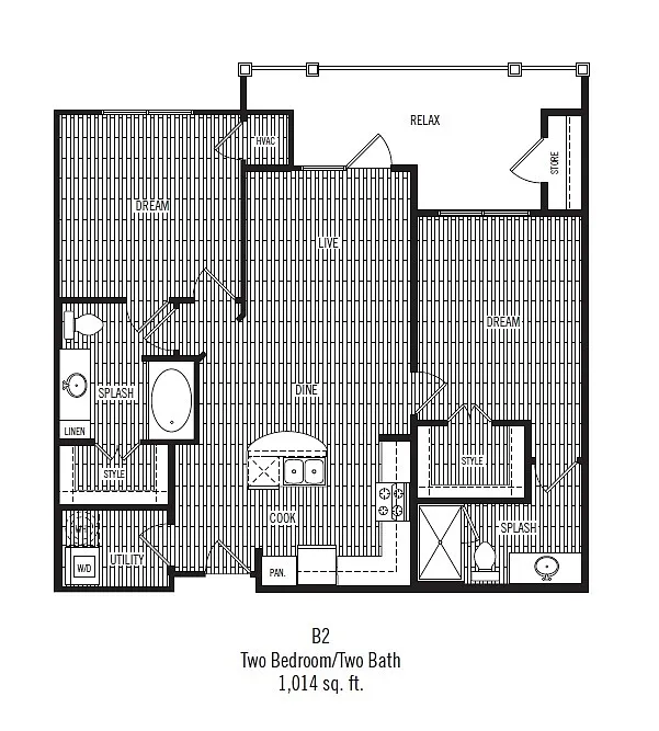 Floor plan B2