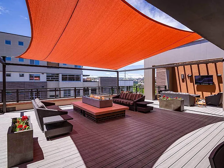 Rooftop deck