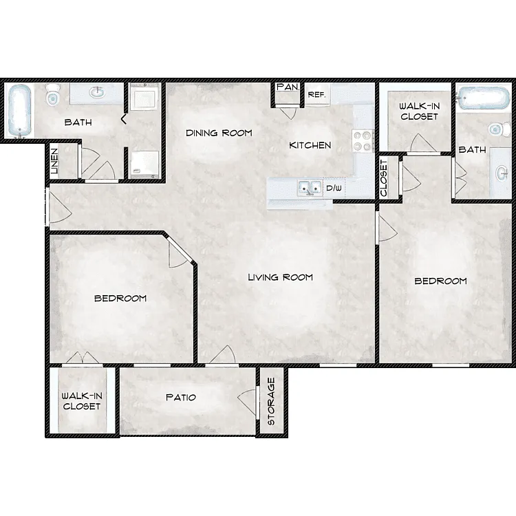 Floor plan Plan D