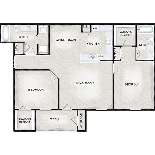 Floor plan Plan D