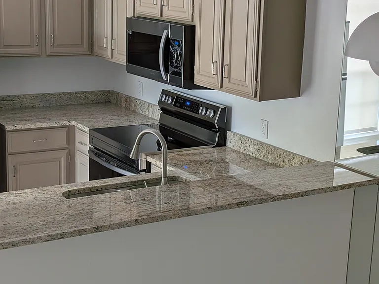 Updated Kitchen with Granite Bar