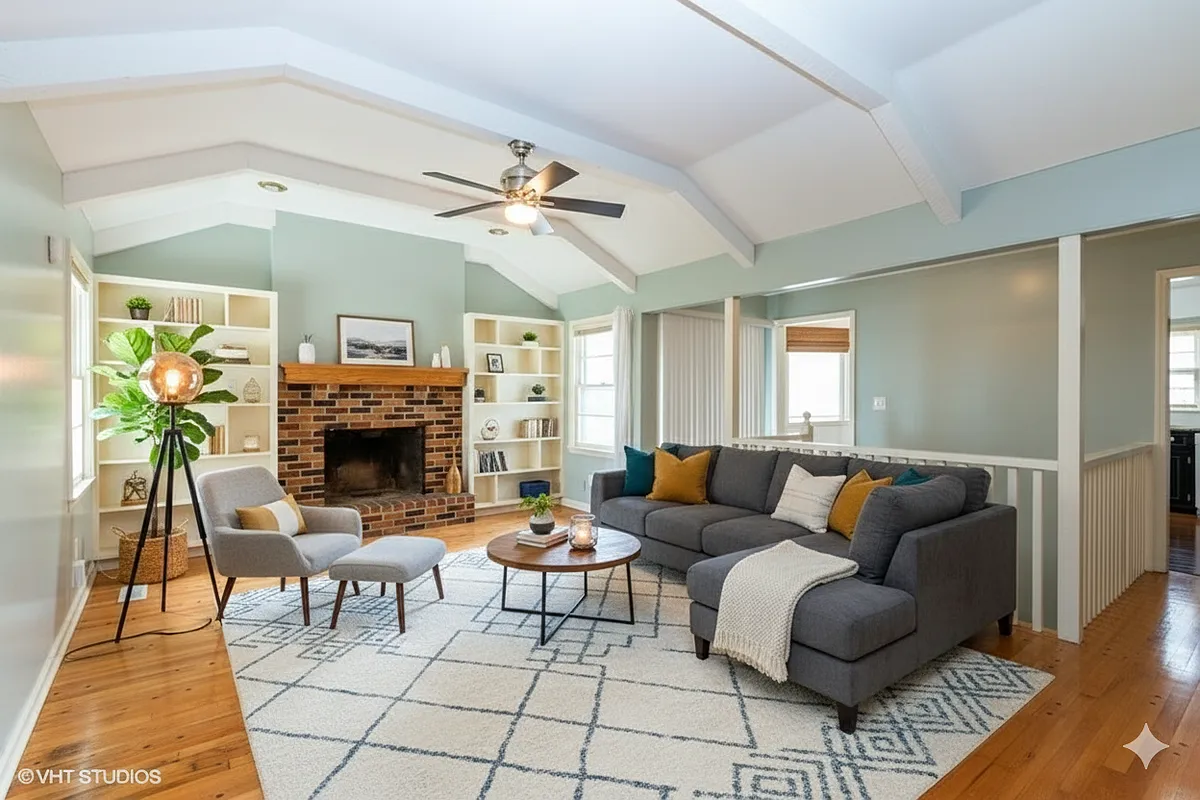 Family room has been virtually staged - 4449 E 107th St