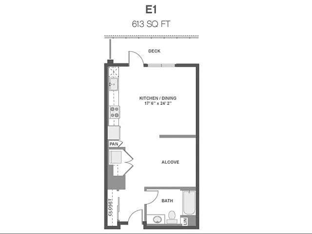Floor plan E1