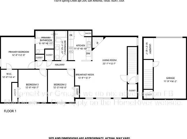 3 bed, 2.0 bath, 1782 sqft, $1,250 — Photo 3