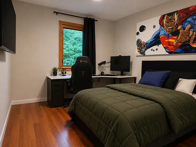 Lower level bedroom