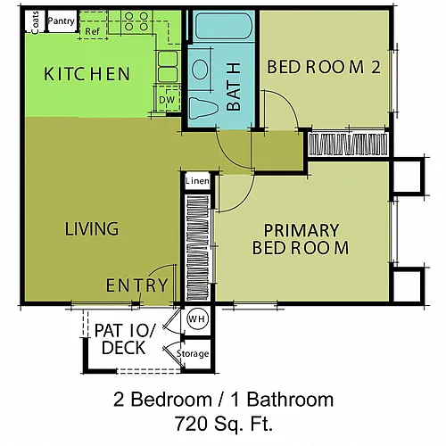 Floor plan 2 Bedroom