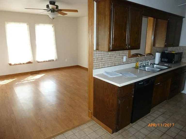 Kitchen, looking into family room