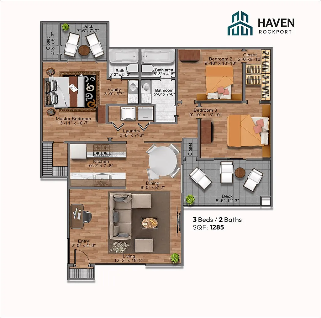 Haven Rockport Apartments - 03C — Photo 1
