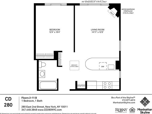 2nd image of 280 E 2nd St #602