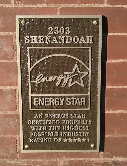 2303 Shenandoah is an award-winning energy-efficient building.
