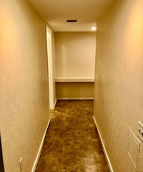 Hallway to front door entry hall!