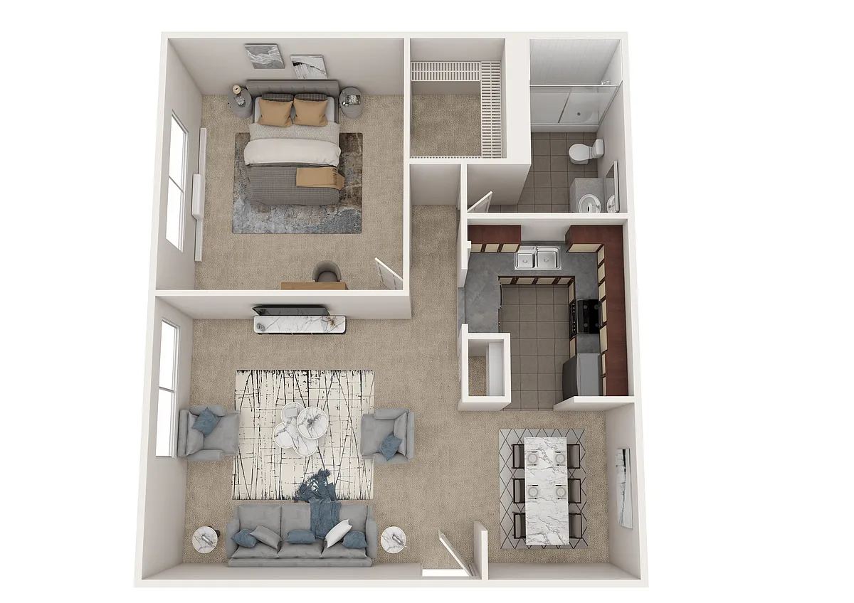 Floor plan Monroe