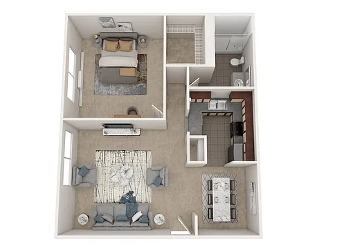 Floor plan Monroe