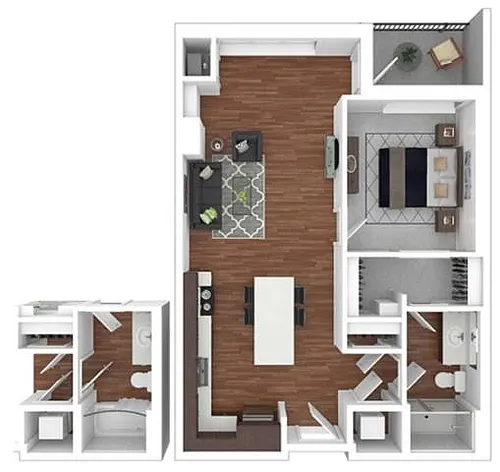 Floor plan Calhoun