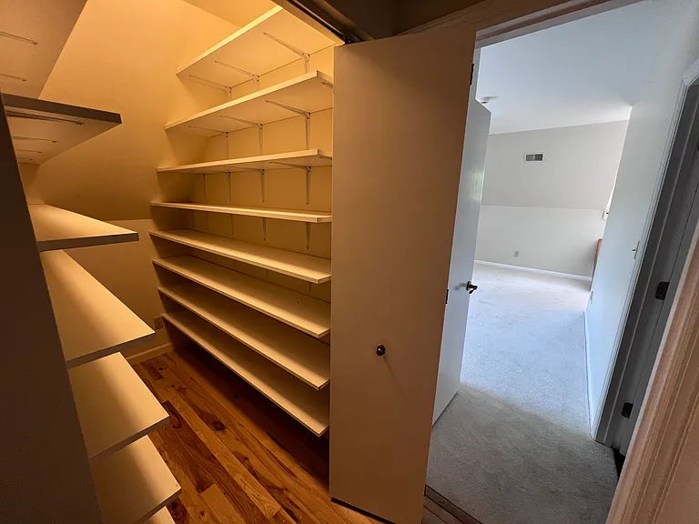 Large walk-in pantry storage