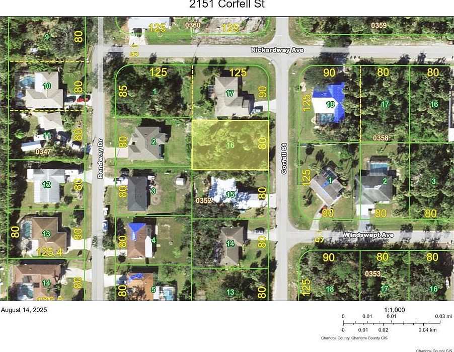 1st image of 2151 CORFELL STREET LOT 16