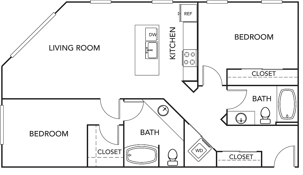 Floor plan Madison D2 Alt