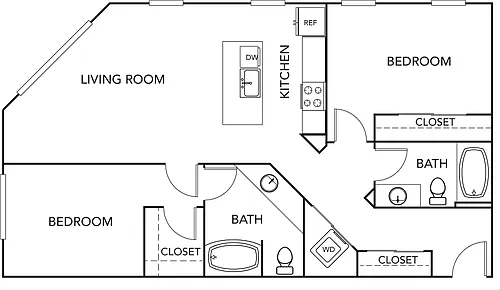 Floor plan Madison D2 Alt