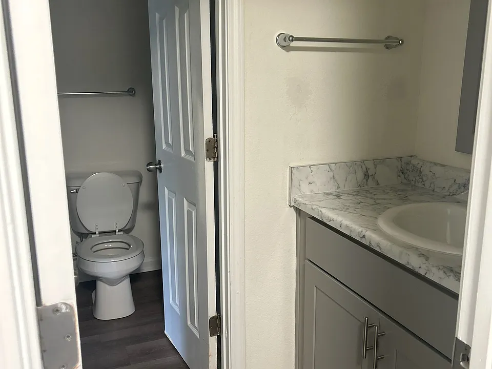 Jack and Jill bathroom upstairs