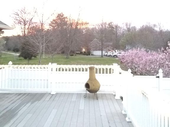 Dusk from the deck