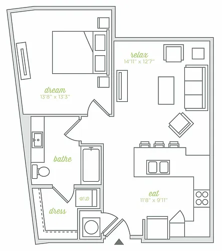 Floor plan A2b