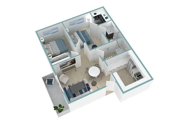 Floor plan Sunrise