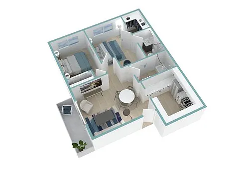 Floor plan Sunrise