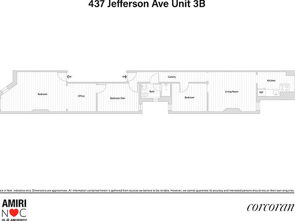 2nd image of 437 Jefferson Ave #3B