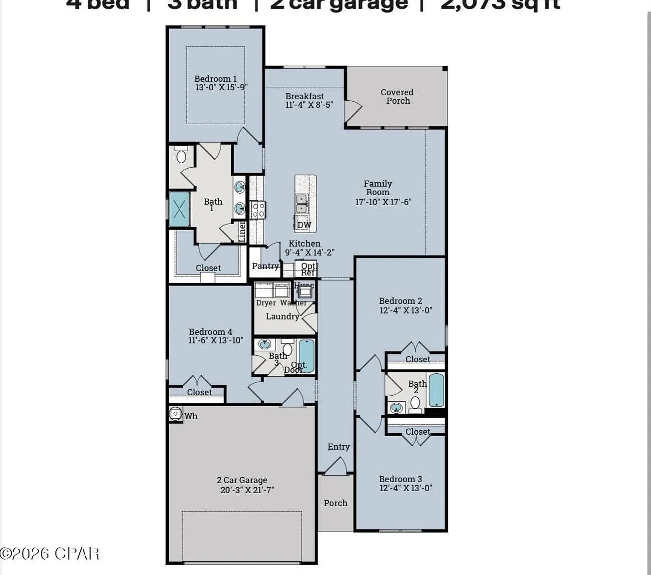 4 bed, 2073 sqft, $3,200 — Photo 3