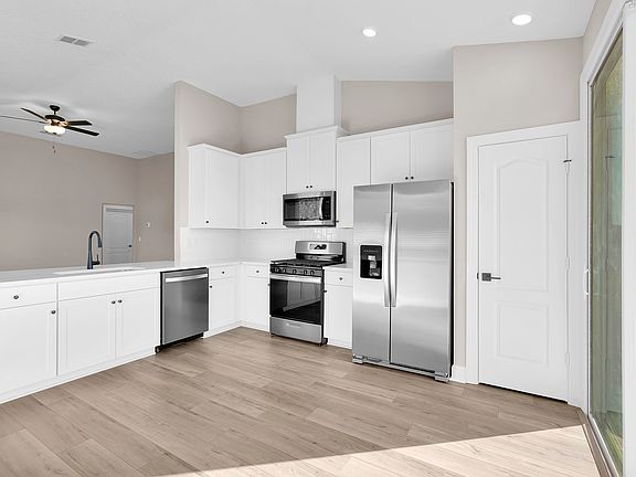 Chefs of all levels will love preparing favorite dishes with the included stainless steel appliances