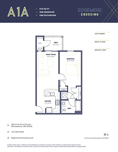 Floor plan A1A
