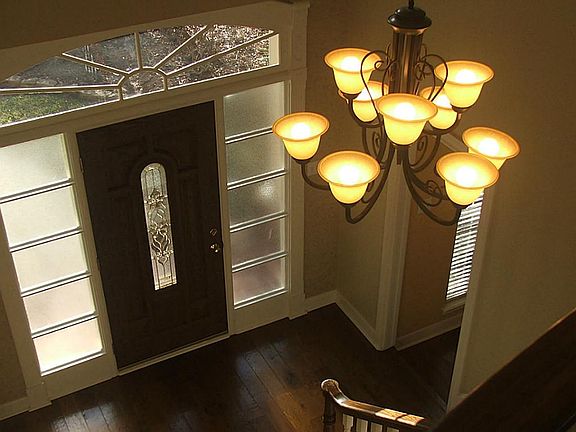 Foyer seen from upper staircase