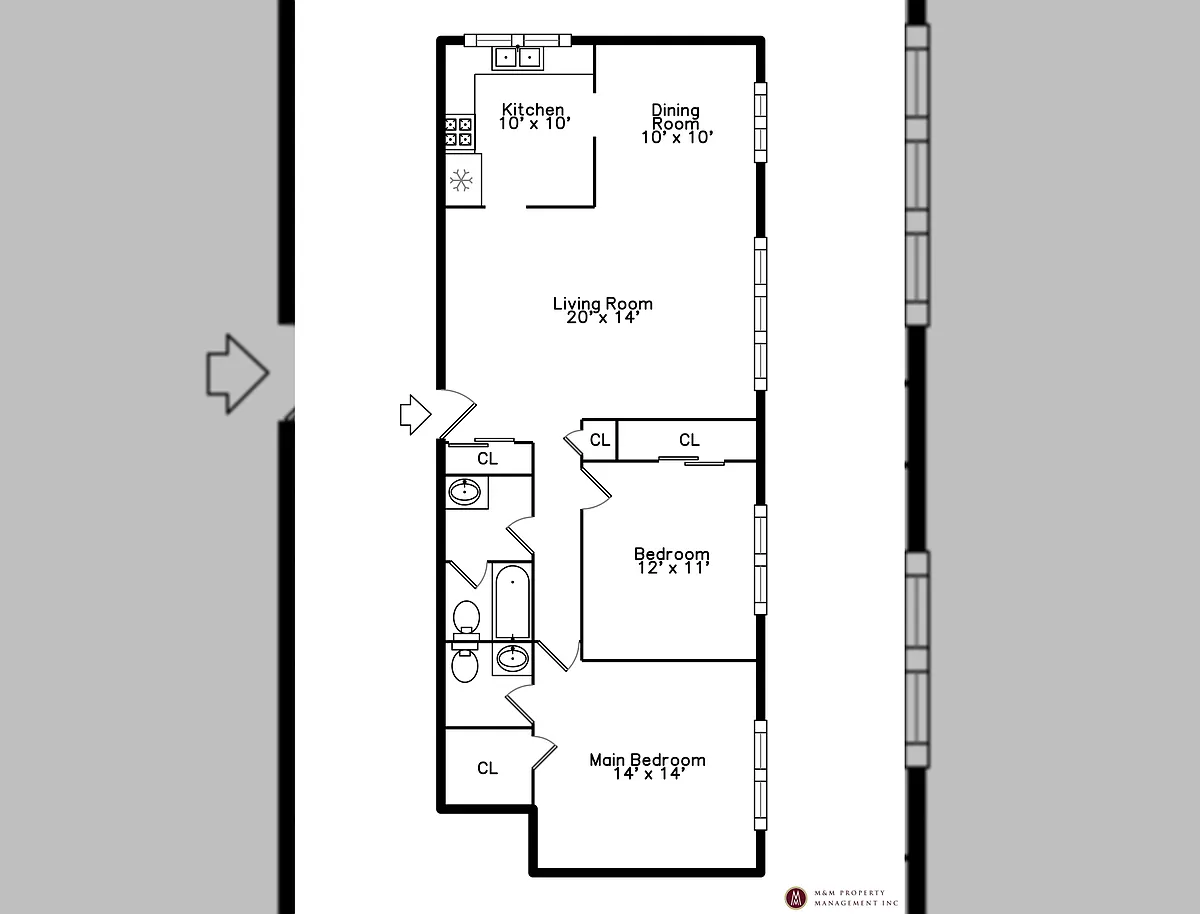 Floor plan 209-108