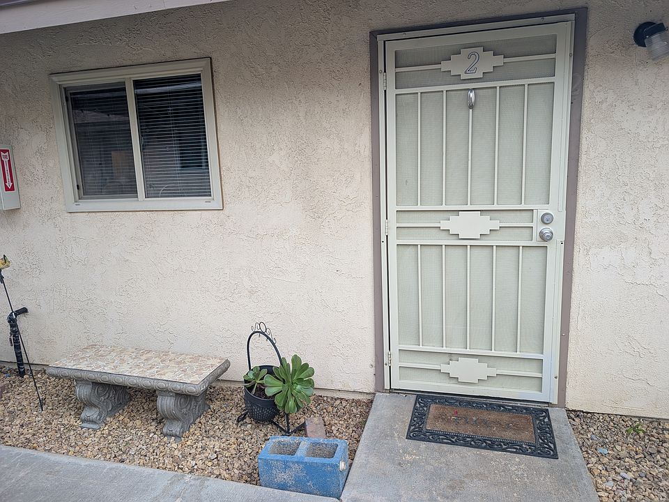 Apt 2 Front security door and bench